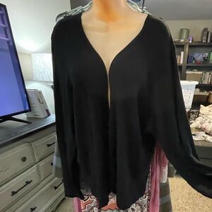 Torrid size 4 black cardigan.
